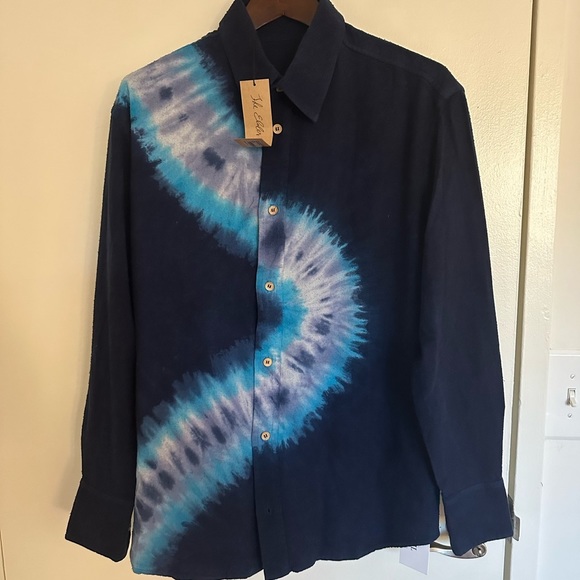 The Elder Statesman Other - The Elder Statesman Magic Silk Tie Dye Shirt NWT